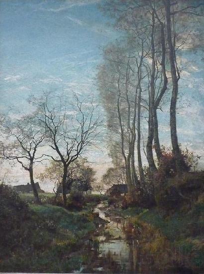 Hippolyte Boulenger Josaphat Valley at Schaarbeek France oil painting art